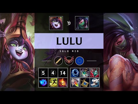 Lulu Mid vs Akali - EUW Grandmaster Patch 25.09