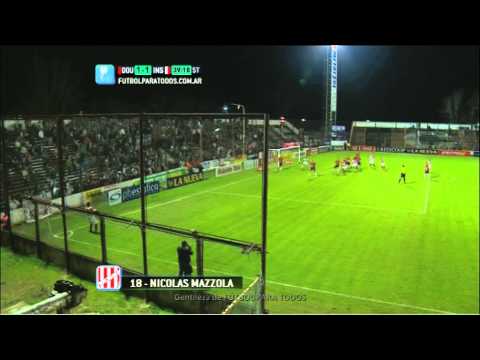 Gol Mazzola. Douglas Haig 1 - Instituto 1. B Nacional. Fecha 5. FPT