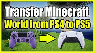 How to Transfer Minecraft Worlds from PS4 to PS5 (Upload & Download Game Saves!)