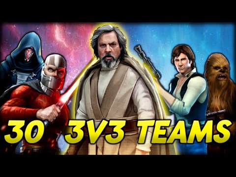 30 3v3 Teams For GAC! Best at Getting Holds and Max Banners | SWGoH