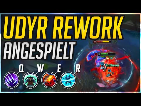 Neues Rework selber Champion! Udyr im Gameplay Test auf dem PBE [League of Legends Deutsch / German]