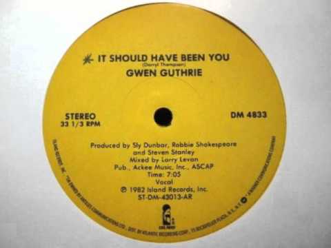 Gwen Guthrie - It Should Have Been You (Original 12'' Version)