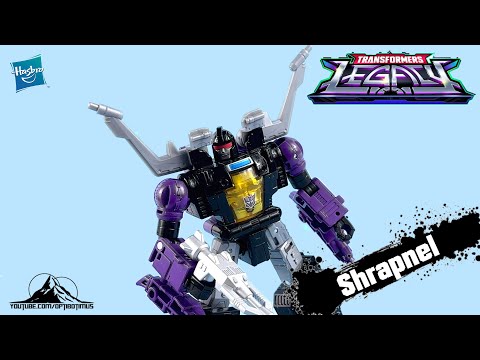 Transformers Legacy Evolution Deluxe Class SHRAPNEL Video Review