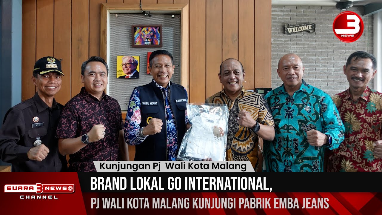 Brand Lokal Go International, PJ Wali Kota Malang Kunjungi Pabrik Emba Jeans
