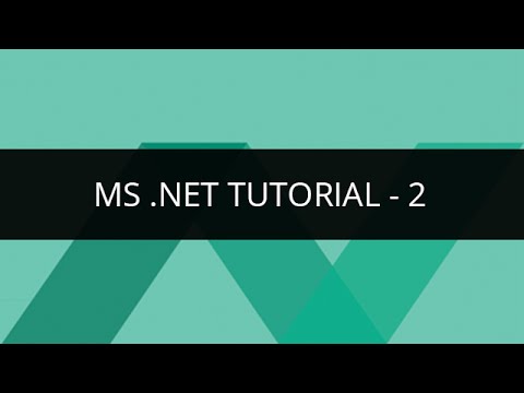 C C sharp Tutorial | MS Net Tutorial 2 | MS Net Tutorial for Beginners 2 | Edureka