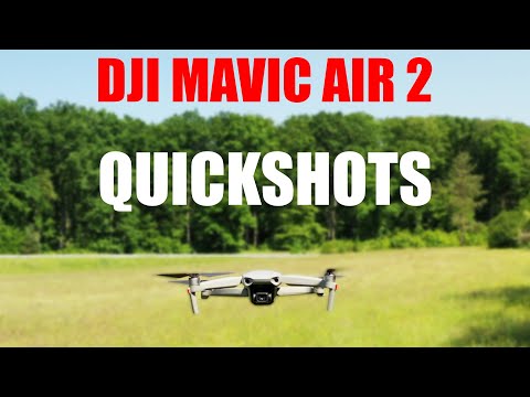 DJI Mavic Air 2 Quickshots Test & How-To