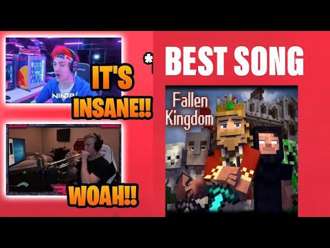 SHOCKING! Streamers' REACTION to Minecraft Song