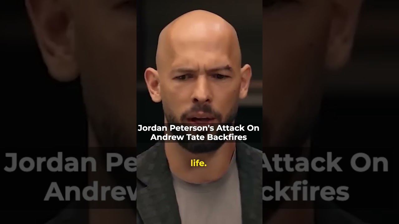 Jordan Peterson's attack on Andrew Tate backfires