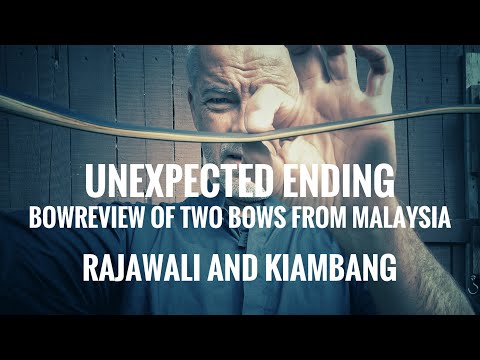 Rajawali & Kiambang, two bows from Malaysia - not ready yet