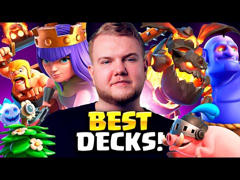 TOP 5 BEST DECKS IN THE WORLD IN CLASH ROYALE!