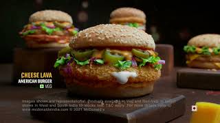 Cheese Lava American Burger | McDonald's Gourmet Burger Collection India - McDonald's India