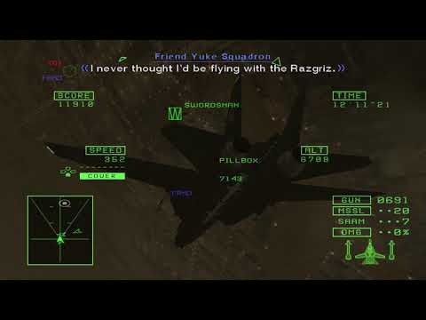 Ace Combat 5 Mission 27 ACES with all dialogues