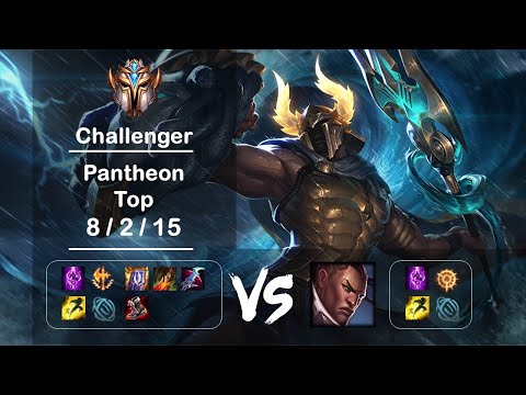 KR Challenger Replays Top Pantheon vs Lucian Ep.2130