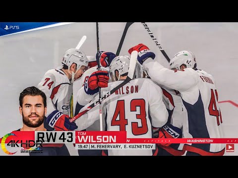 NHL 22 Tom Wilson Game Winner! Caps Storm Back! Washington Capitals vs St Louis Blues 4K60FPS! PS5