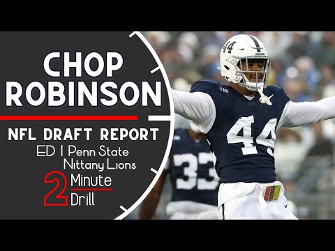 There's a Chopping Block, but there's no blocking Chop | Demeioun Robinson 2024 NFL Draft Report
