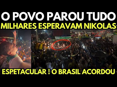 EMOCIONANTE MILHARES PARAM PRA RECEBER NIKOLAS FERREIRA DE BRAÇOS ABERTOS ! O BRASIL ACORDOU