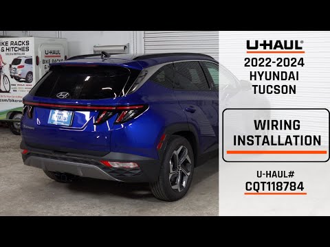 2022-2024 Hyundai Tucson | U-Haul Trailer Wiring Harness Installation | CQT118784