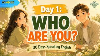30 Days to Build Your English Identity | Introduce Yourself | English Speaking Practice - Day 1