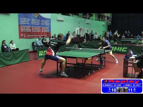 2. ЕФРОЙКИН - БУРДИН #MOSCOW #Championships #tabletennis #настольныйтеннис