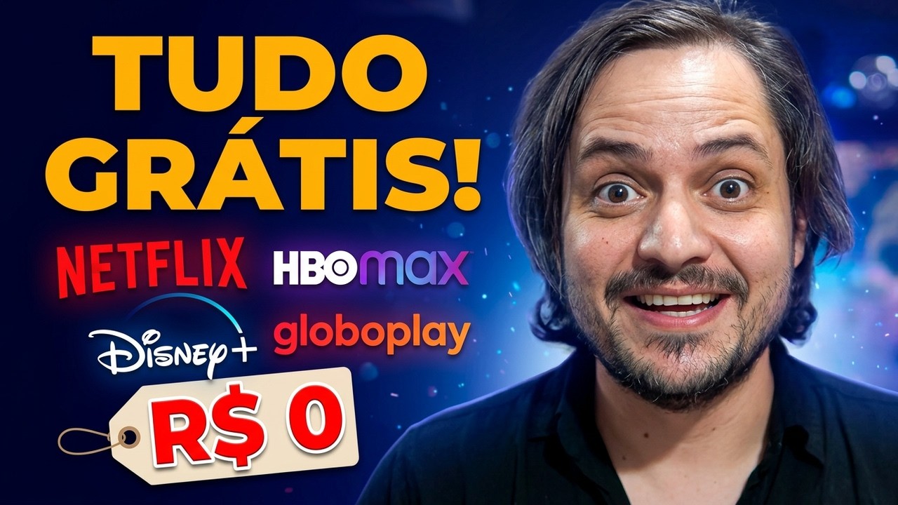 Netflix, HBO e Globoplay de GRAÇA? O método que você não conhece!