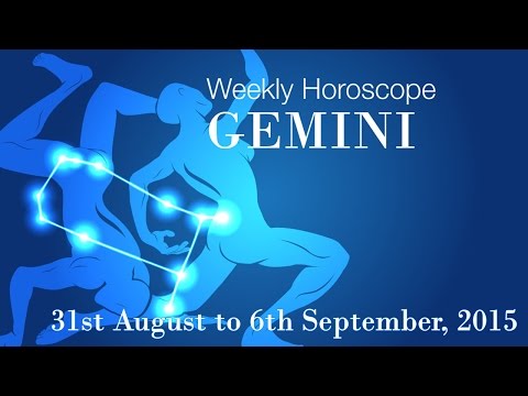 Gemini Weekly Horoscope From 31st August 2015