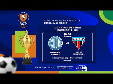 🏆 CUARTOS DE FINAL | Copa Jujuy Energía Viva 2026 ⚽ Fútbol Masculino