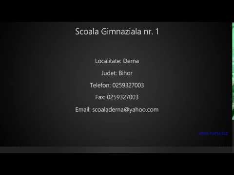 Scoala Gimnaziala nr. 1 Derna
