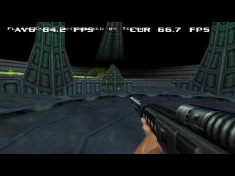 Turok 2 MP 2017 - test: nglide + rivatuner (custom cross; stable fps) + OBS + intel quick sync