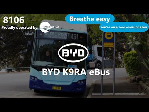 [Transit Systems] BYD K9RA eBus #8106 on Route 431