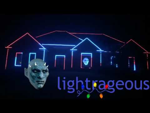 2016 Halloween Light Show (Dragula)