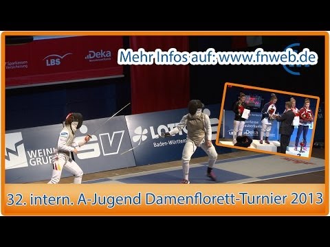 32nd International A Youth Women's Foil Tournament - Sparkassen Cup - by Fränkische Nachrichten