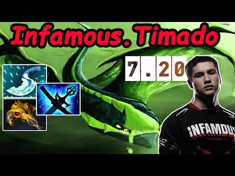 Infamous.Timado - [Viper] INSANE MIDLANE NEW BEST BUILD ITEM 7.20 | Dota2  Rank