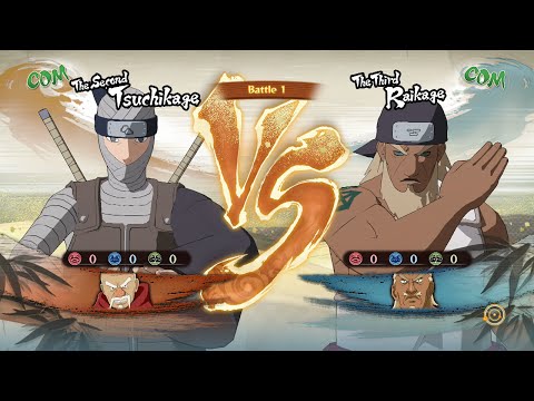 Naruto Shippuden: Ultimate Ninja Storm 4, The Second Tsuchikage & Ohnoki VS The Third Raikage & Ay!