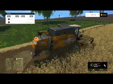 Farming Simulator 15 Xbox One Harvesting Barley