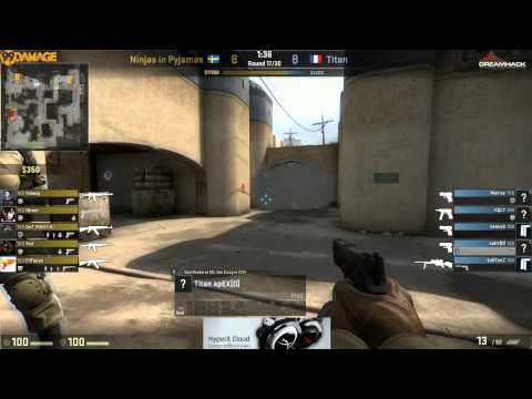 Titan vs. Ninjas in Pyjamas | Cons. Finale, DreamHack 2014 - Stockholm | (de_dust2)