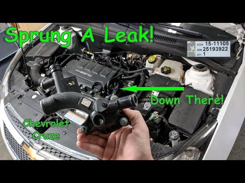 Chevy Cruze sprung a Leak! Coolant Leak Repair!