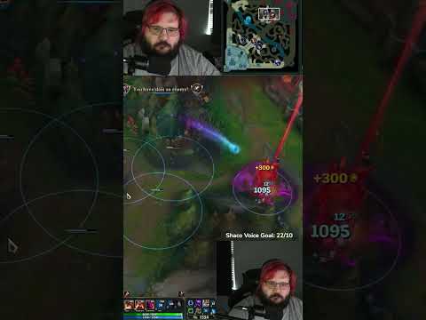 NOOO! DON'T FALL FOR THE CLOWN'S TRICKS!!  #leagueoflegends  #pinkward #shaco