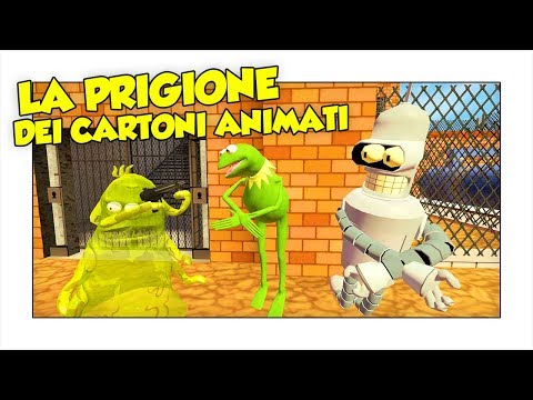 IMPRIGIONATI DAI CARTONI ANIMATI! - Gmod ITA w/ Lyon e Luca