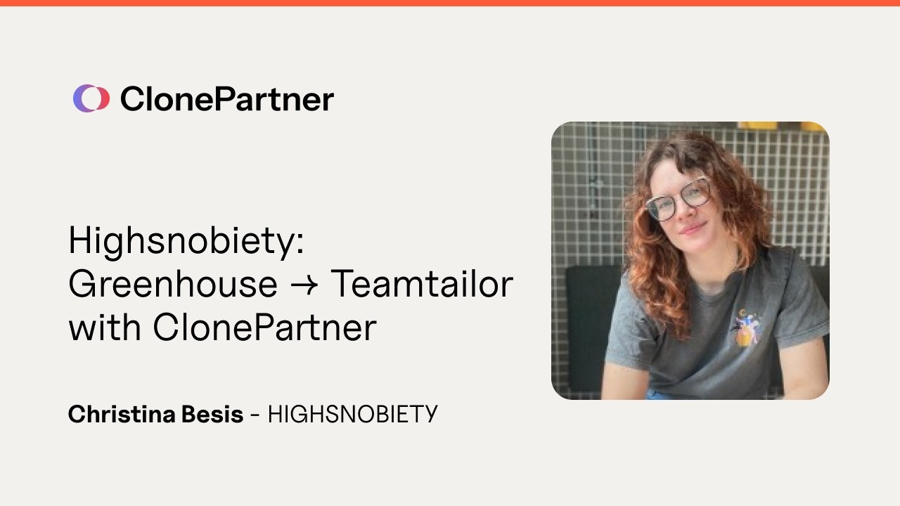 Christina from Highsnobiety discusses their ATS migration