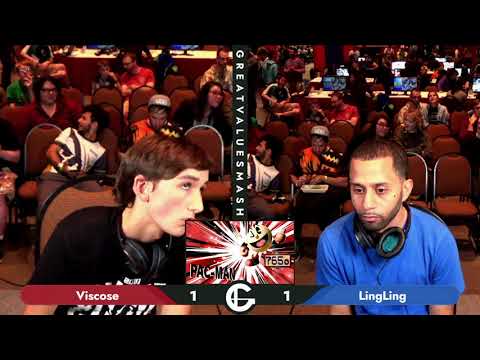 Smash Ultimate: Viscose (Pac-Man) V LingLing (Lucas) - Retro Rumble 2019 SSBU