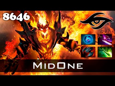 MidOne Shadow Fiend - 8646 MMR Secret Dota 2