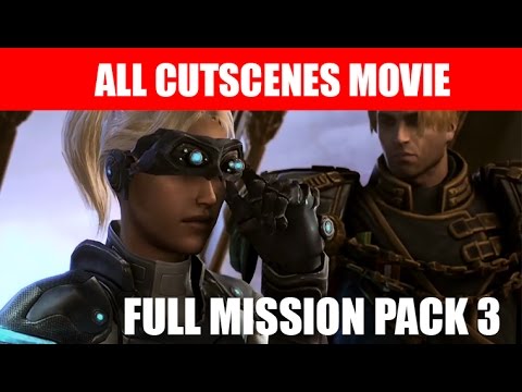 StarCraft 2 Nova Covert Ops Mission Pack 3 All Cutscenes Movie Ending Walkthrough HD Ultra