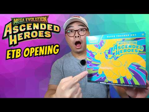 Pokemon Ascended Heroes Elite Trainer Box - Early Opening!