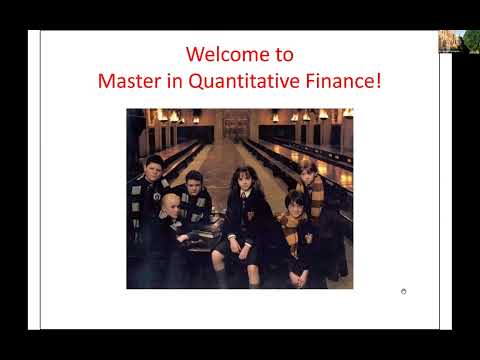 MSc in Quantitative Finance - UCD Smurfit Virtual Open Day Feb 2022