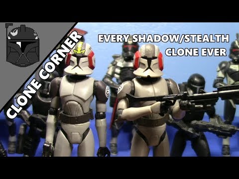 Clone Corner #7 - EVERY SHADOW/STEALTH Clone Trooper EVER | Jcc2224