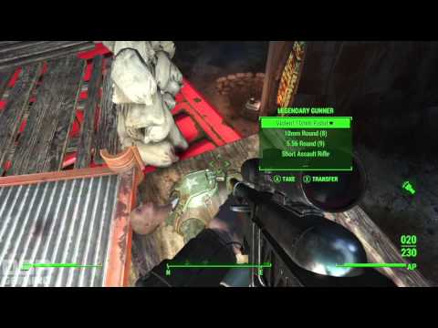 Fallout 4 playthrough pt147 - Further Exploration and BOOM! Gunner Surprise