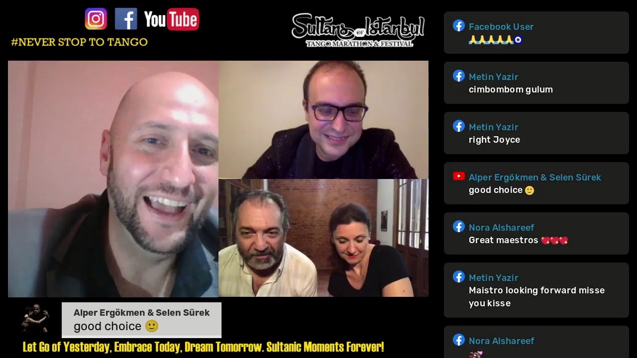 Sultanic live stream with Gustavo Naveira & Giselle Anne !