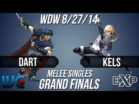 WDW 8/27/14 - Dart (Marth) vs. Kels (Sheik) Melee Singles Grand Finals