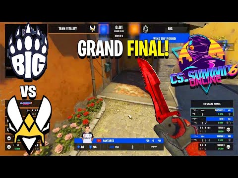 GRAND FINAL | Vitality vs BIG - cs summit 6 - BEST MOMENTS | CSGO