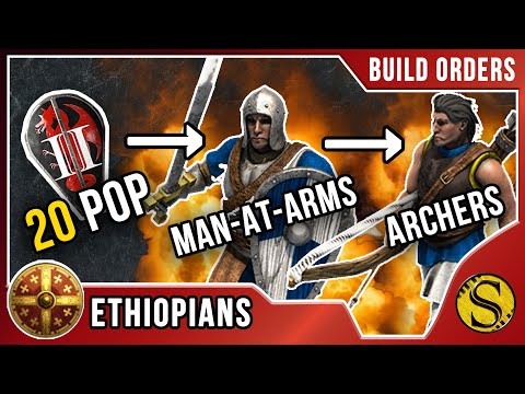 Build Order: Ethiopian Men-at-Arms Into Archers [Age of Empires 2]
